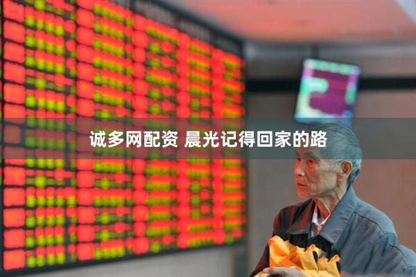 诚多网配资 晨光记得回家的路